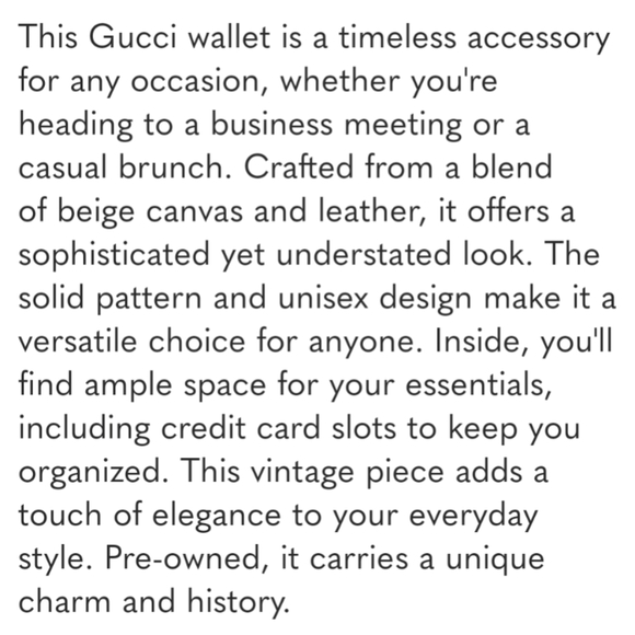 New in box Gucci monogram wallet - Picture 5 of 5